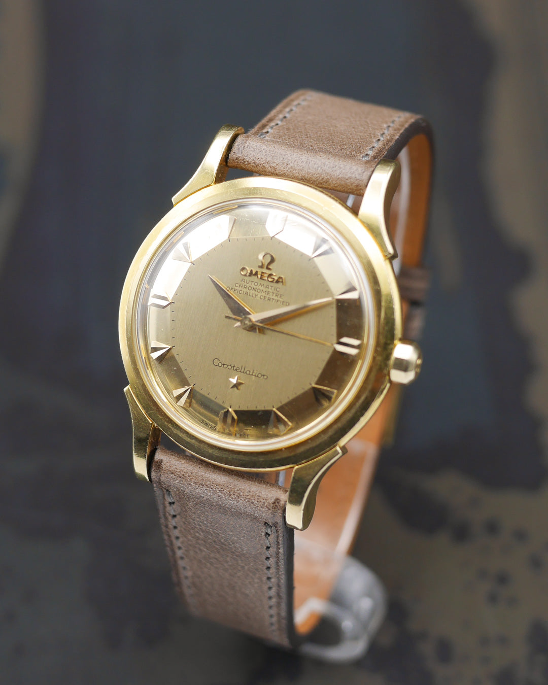 1956 Omega Constellation de Luxe ref. 2853 in 18kt yellow gold