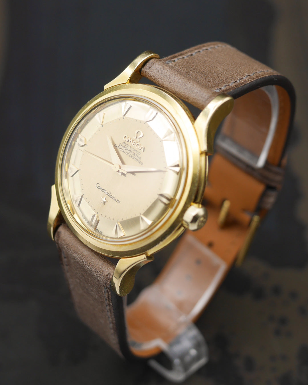 1956 Omega Constellation de Luxe ref. 2853 in 18kt yellow gold