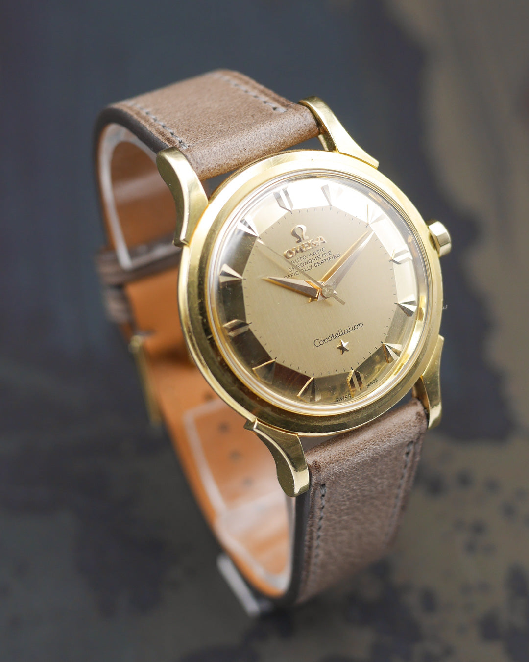 1956 Omega Constellation de Luxe ref. 2853 in 18kt yellow gold