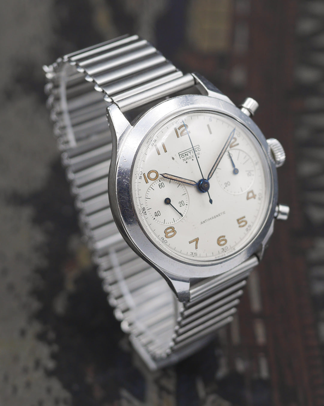1960s Pontiac Nageur chronograph "Belgian Air Force"