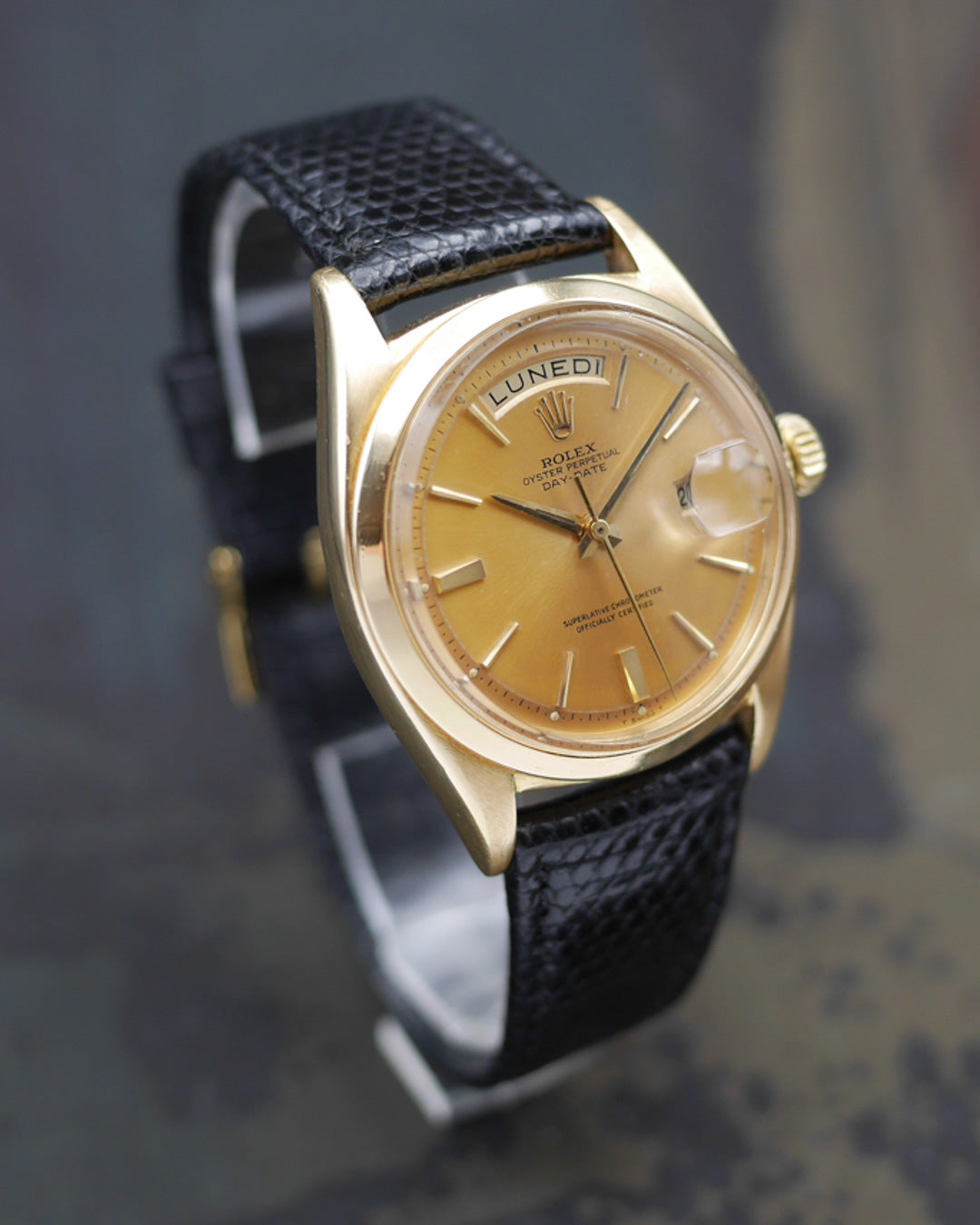 Rolex Day-date 1802 "Honey dial" in 18kt yellow gold