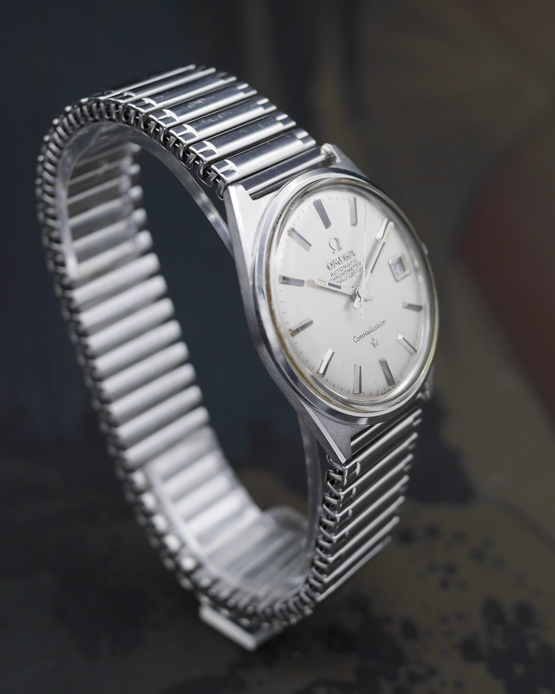 1960s Omega Constellation ref. 168017 with silver brushed dial