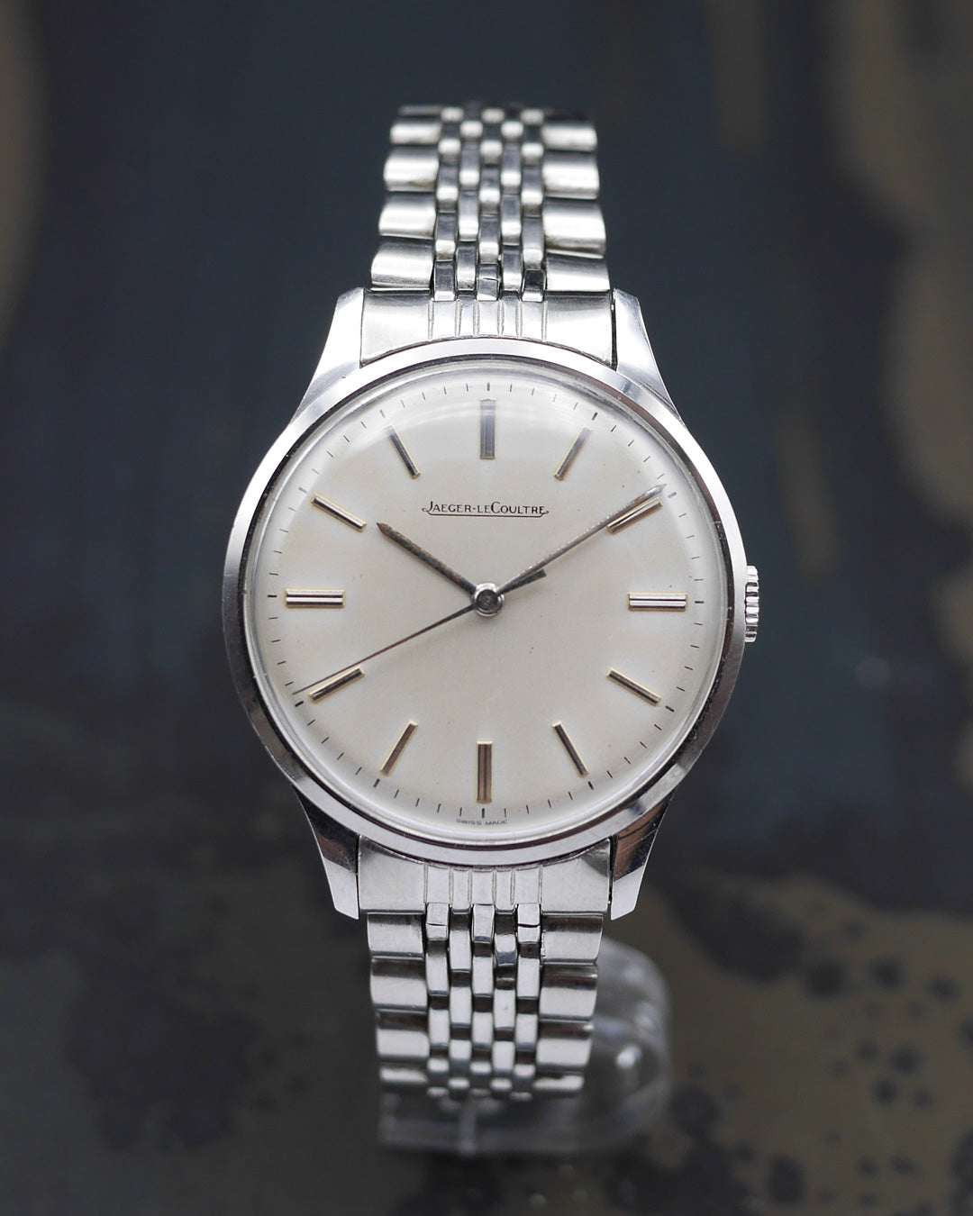 1960s Jaeger-Lecoultre steel dress watch