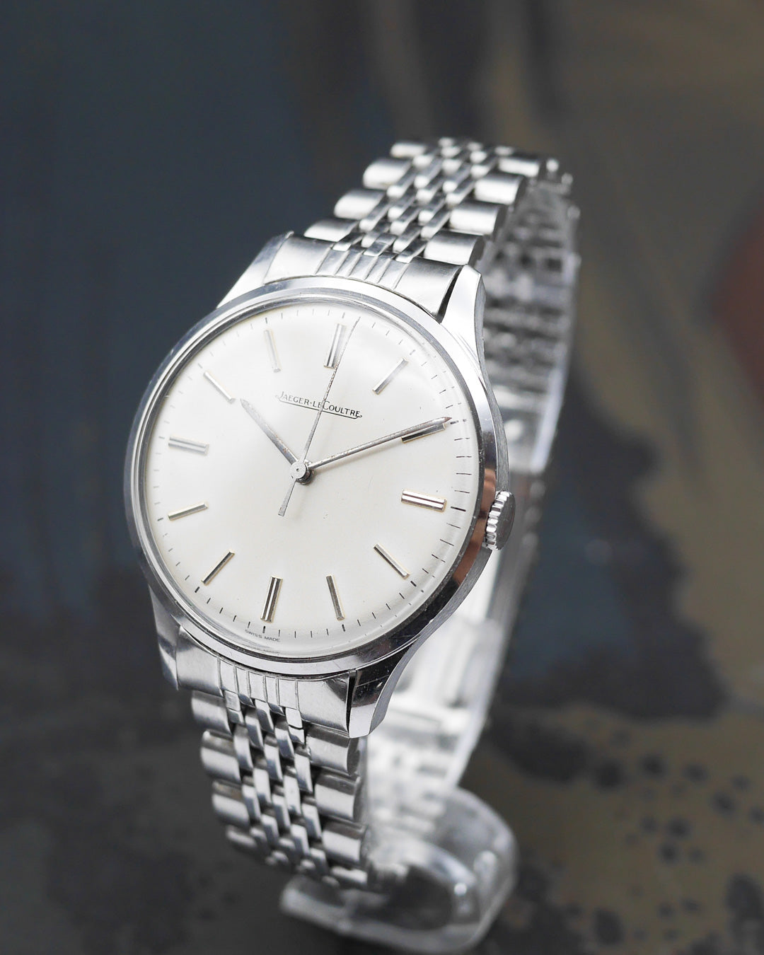 1960s Jaeger-Lecoultre steel dress watch