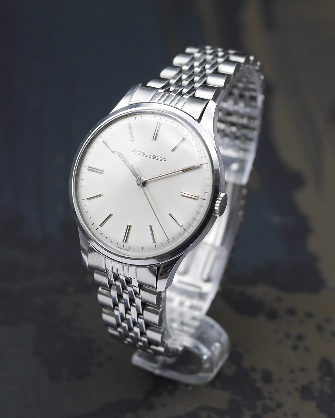 1960s Jaeger-Lecoultre steel dress watch