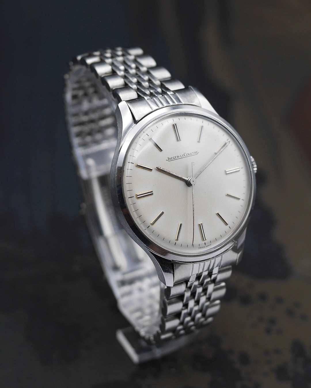 1960s Jaeger-Lecoultre steel dress watch