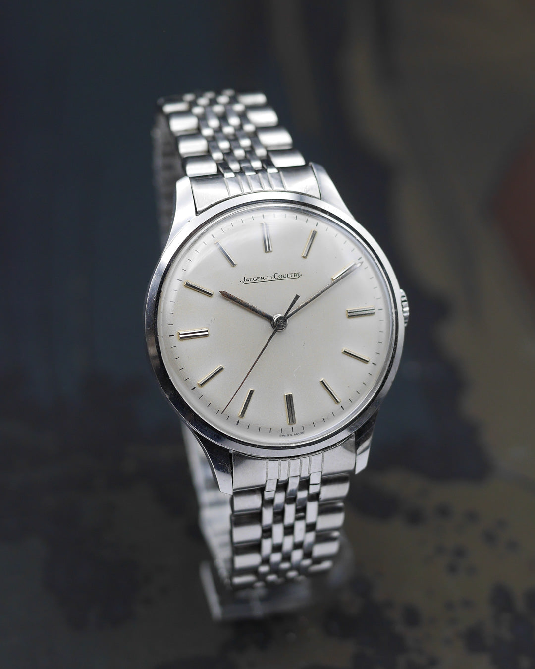 1960s Jaeger-Lecoultre steel dress watch