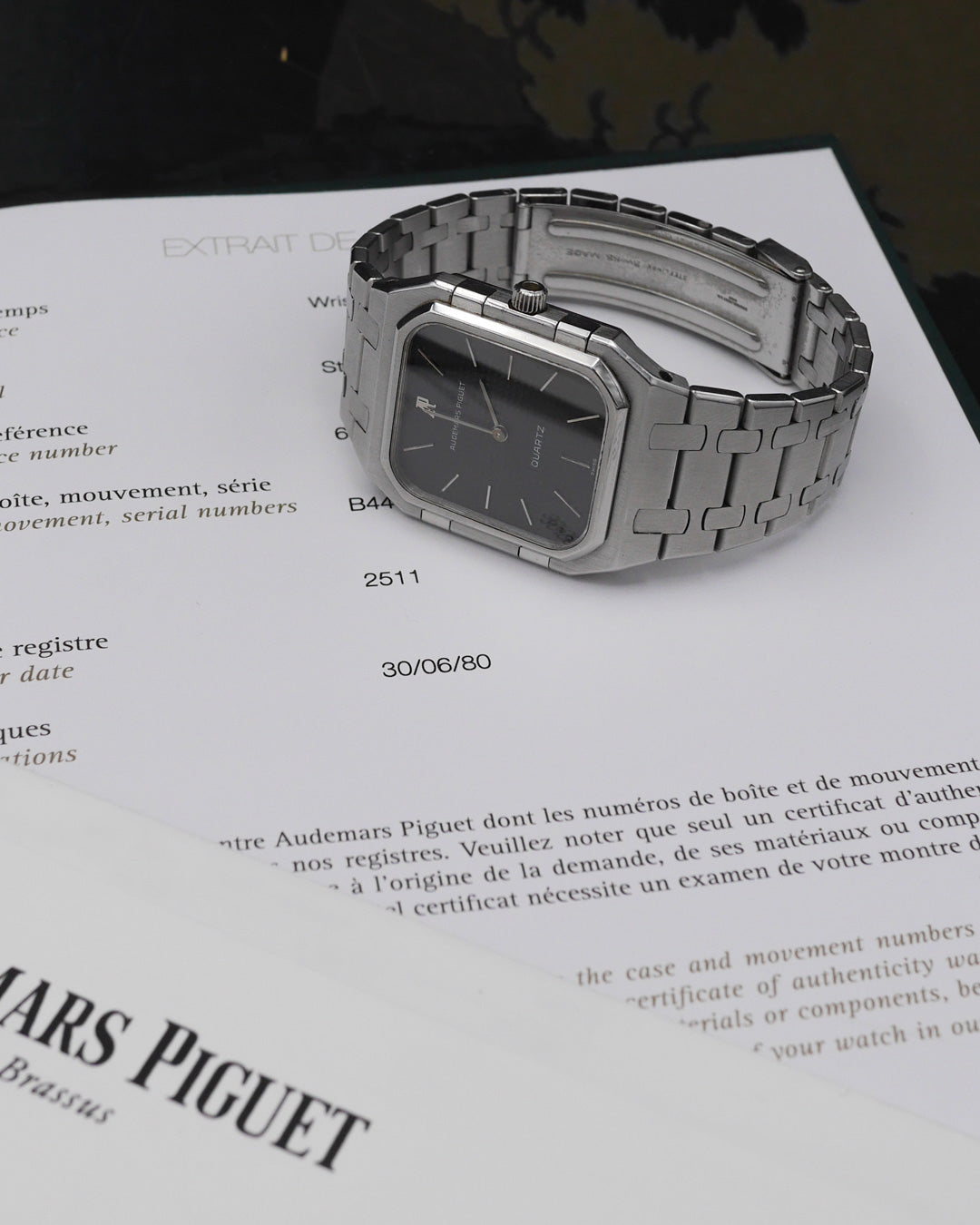 1980s Audemars Piguet Royal Oak ref. 6005ST "Jumbo" with box & papers