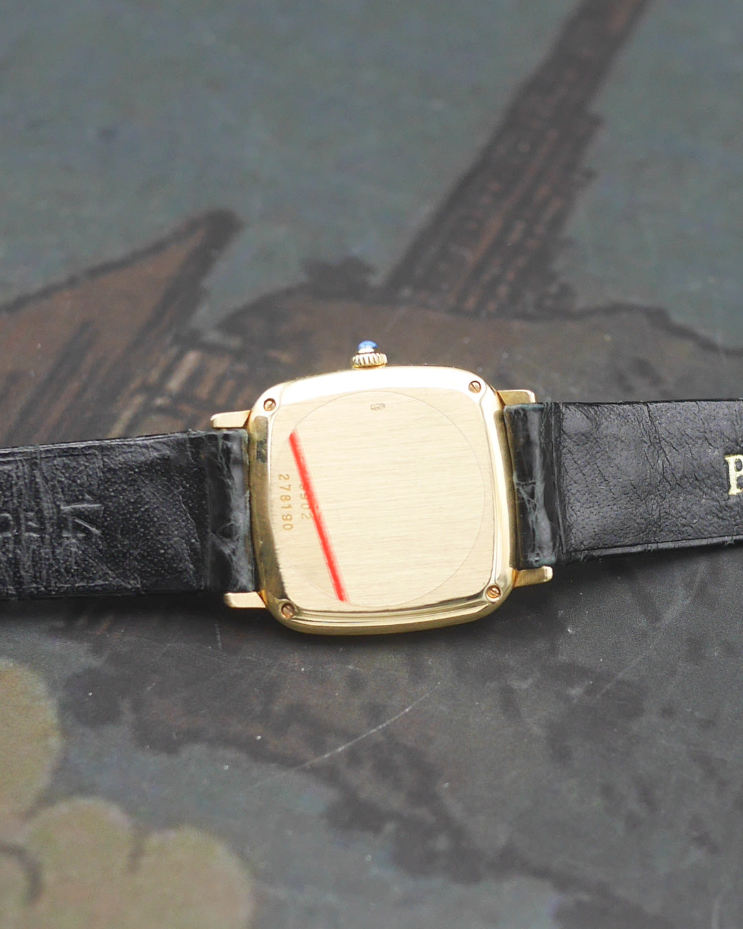 1970's Piaget Tradition in 18k yellow gold with night blue dial