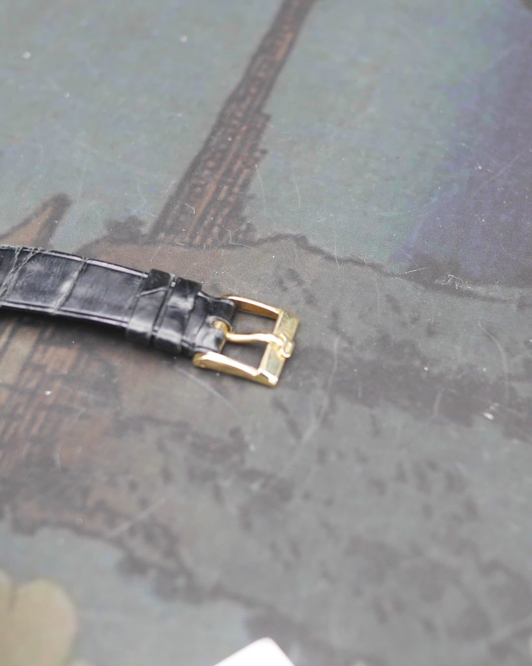 1970's Piaget Tradition in 18k yellow gold with night blue dial