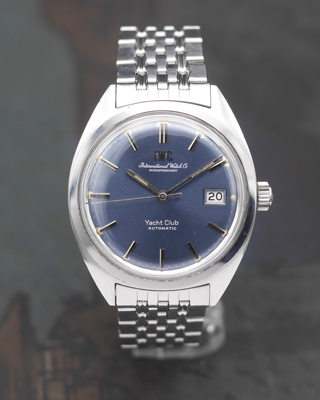 1960s IWC Yacht Club ref.811 blue dial with original Gay Frères bracelet