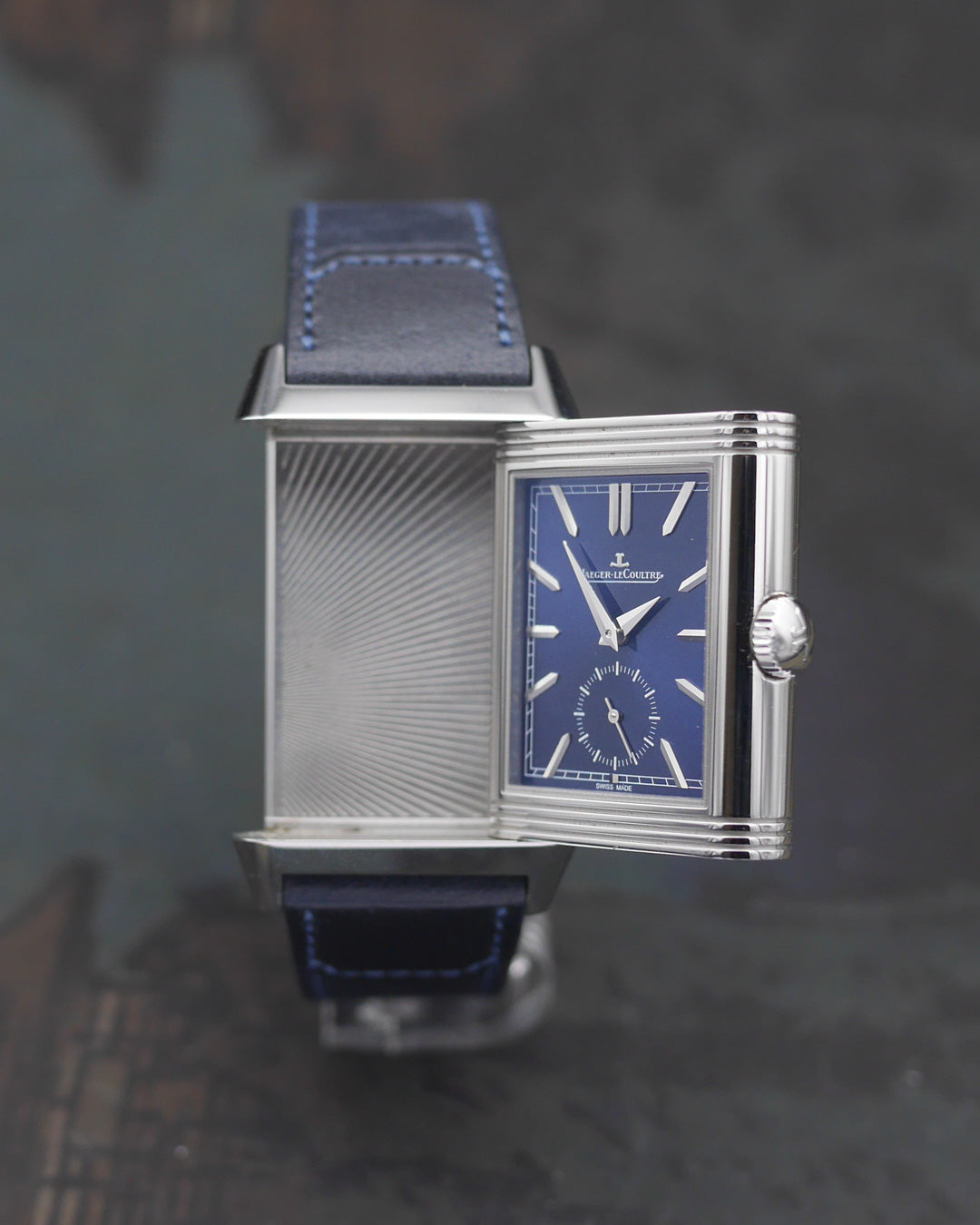 2022 Jaeger-Lecoultre Reverso Tribute ref. Q3988482 blue & white dial - Full set