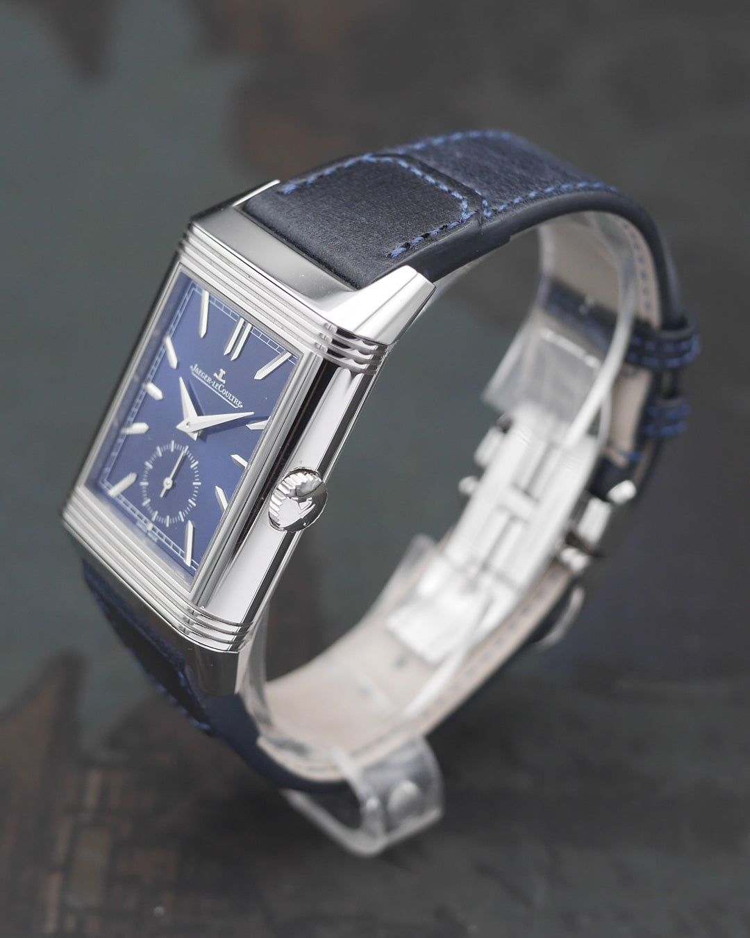 2022 Jaeger-Lecoultre Reverso Tribute ref. Q3988482 blue & white dial - Full set