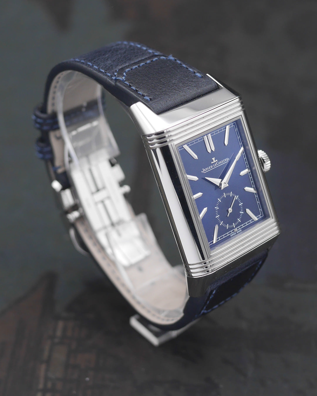 2022 Jaeger-Lecoultre Reverso Tribute ref. Q3988482 blue & white dial - Full set