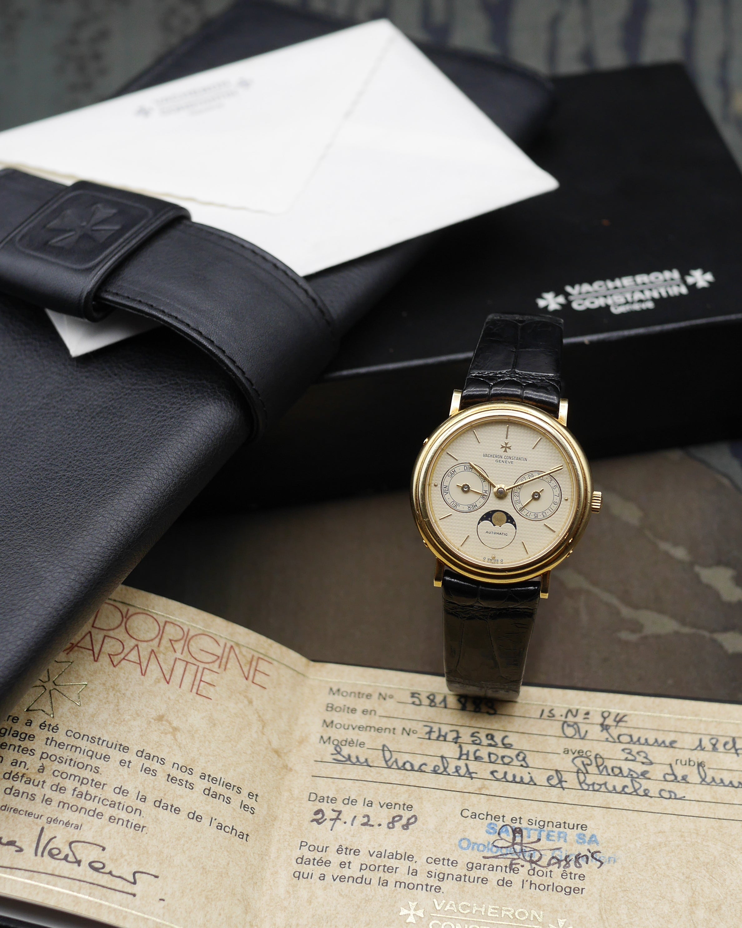 1988 Vacheron Constantin ref. 46009 Day-date and Moonphase - Full Set