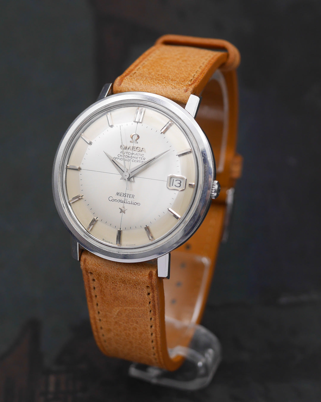 1960s Omega Constellation ref. 168.010 with silver MEISTER dial