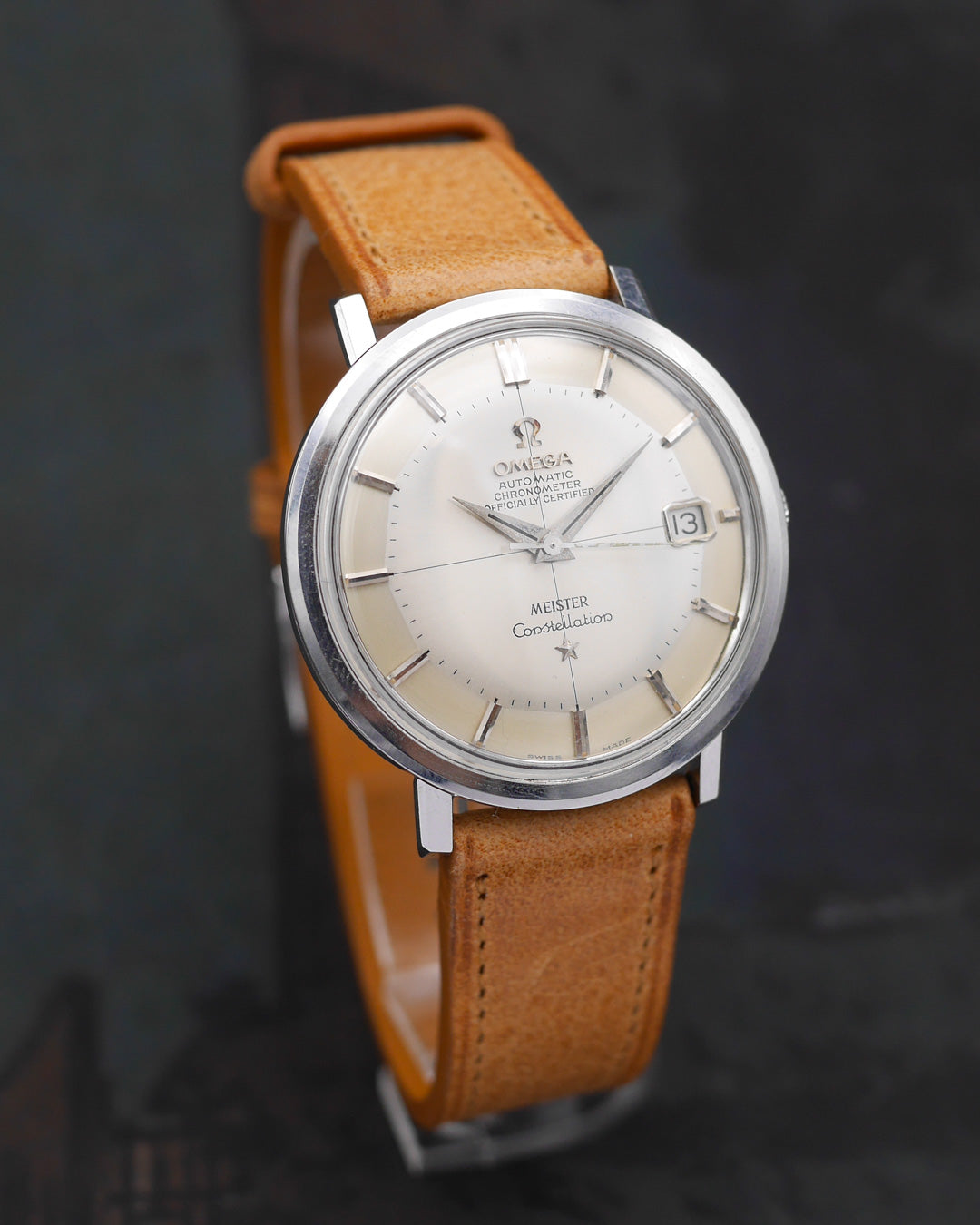 1960s Omega Constellation ref. 168.010 with silver MEISTER dial