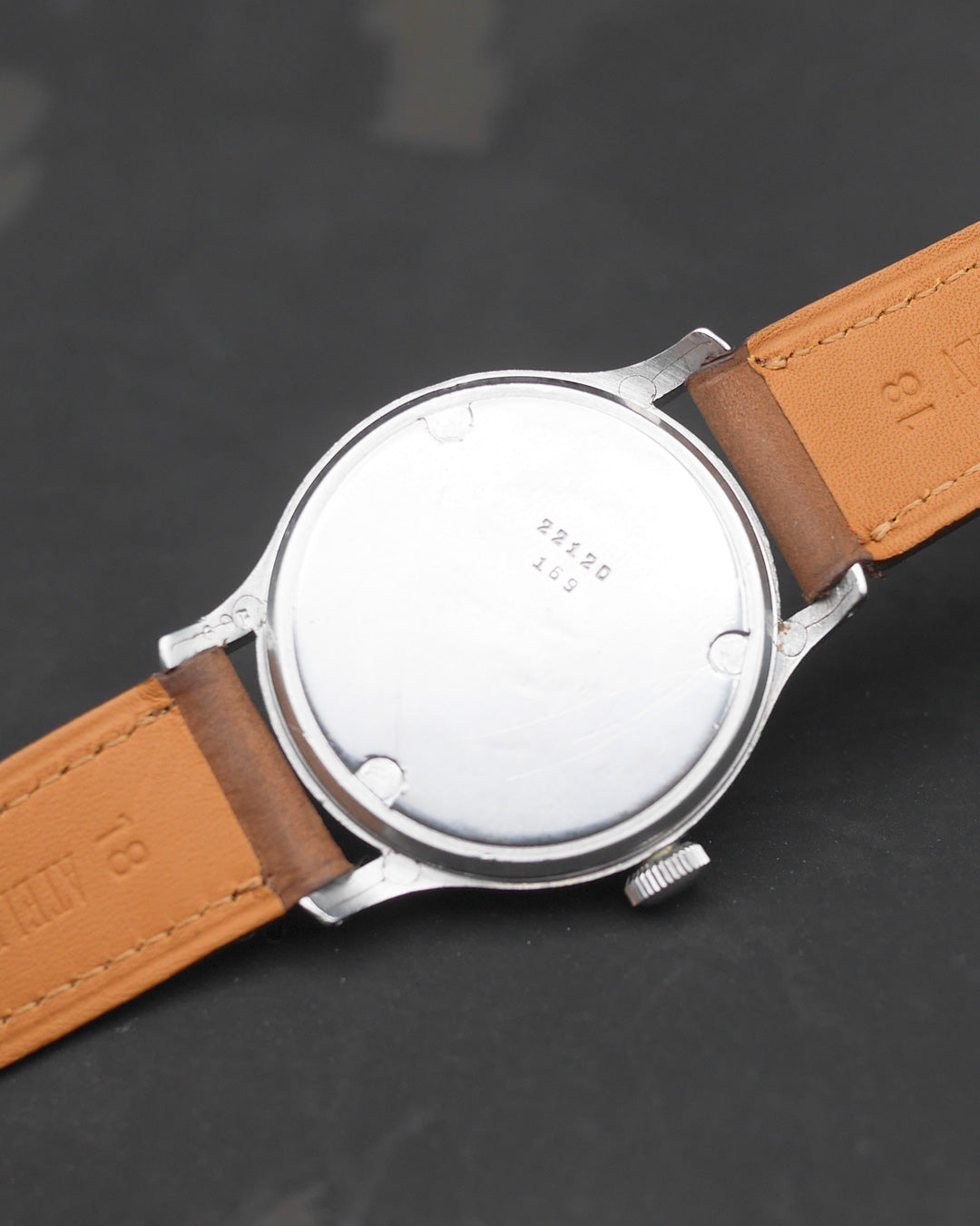 1943 Longines Tre Tacche 35mm with two-tone sector dial