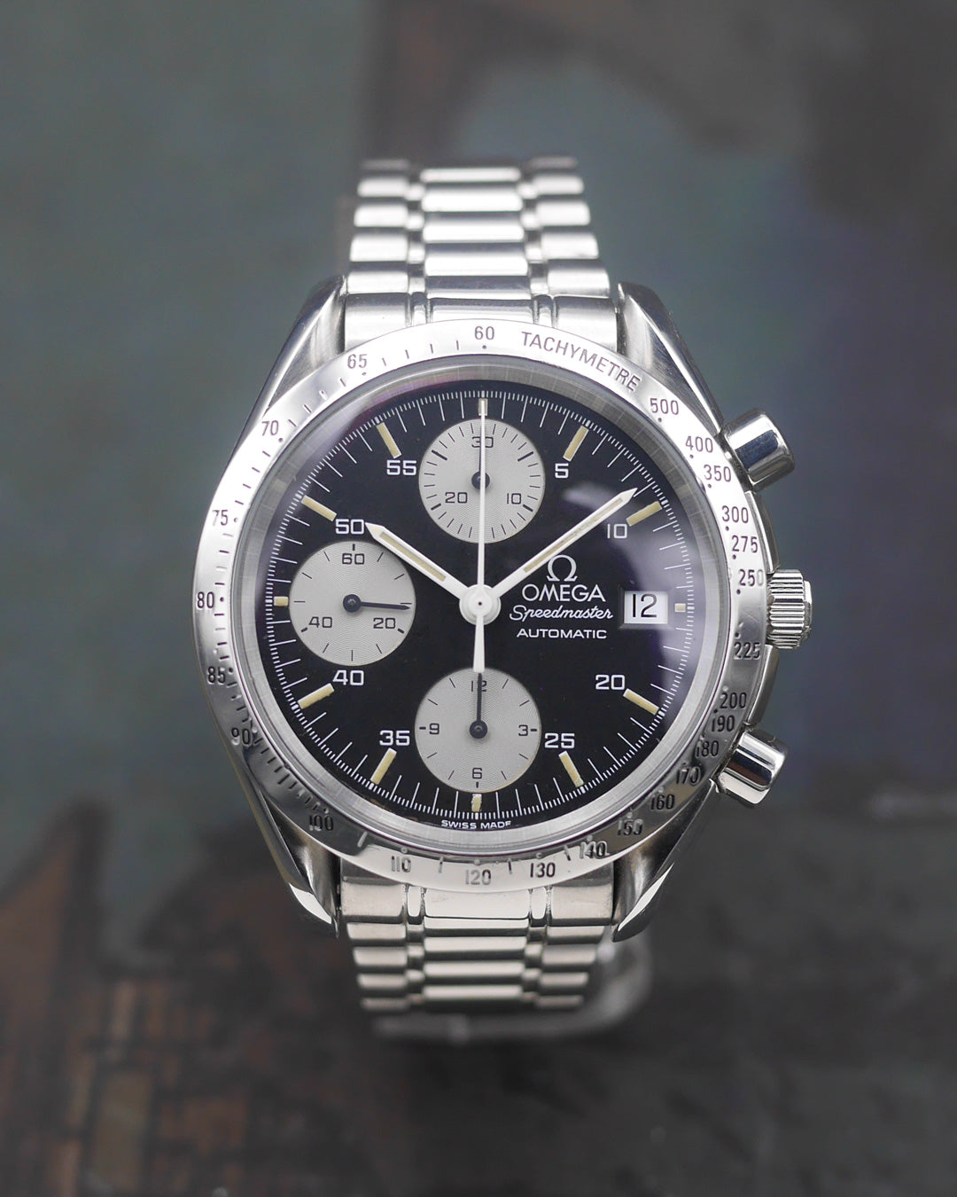 1993 Omega Speedmaster Automatic reverse panda - PAPERS