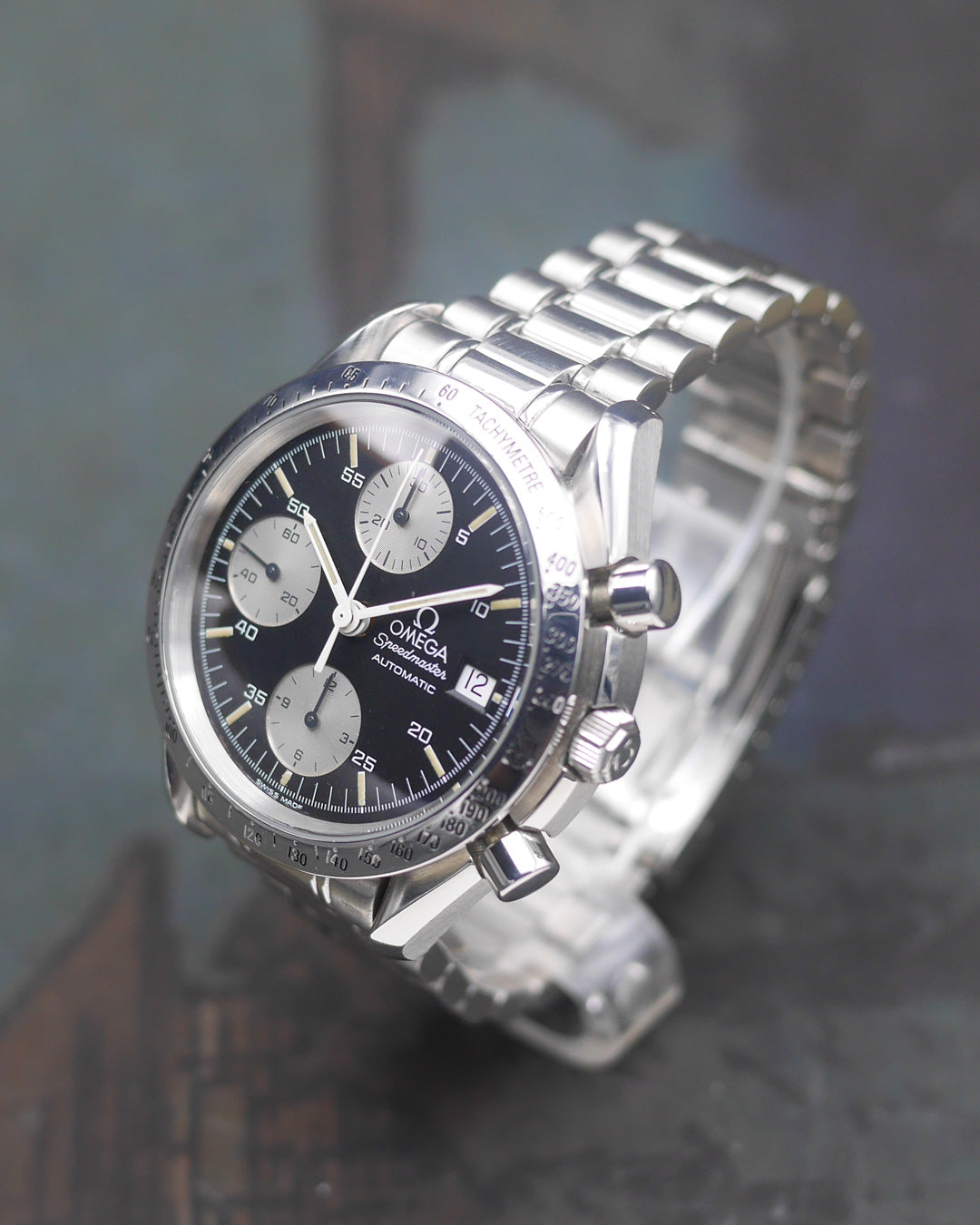 1993 Omega Speedmaster Automatic reverse panda - PAPERS