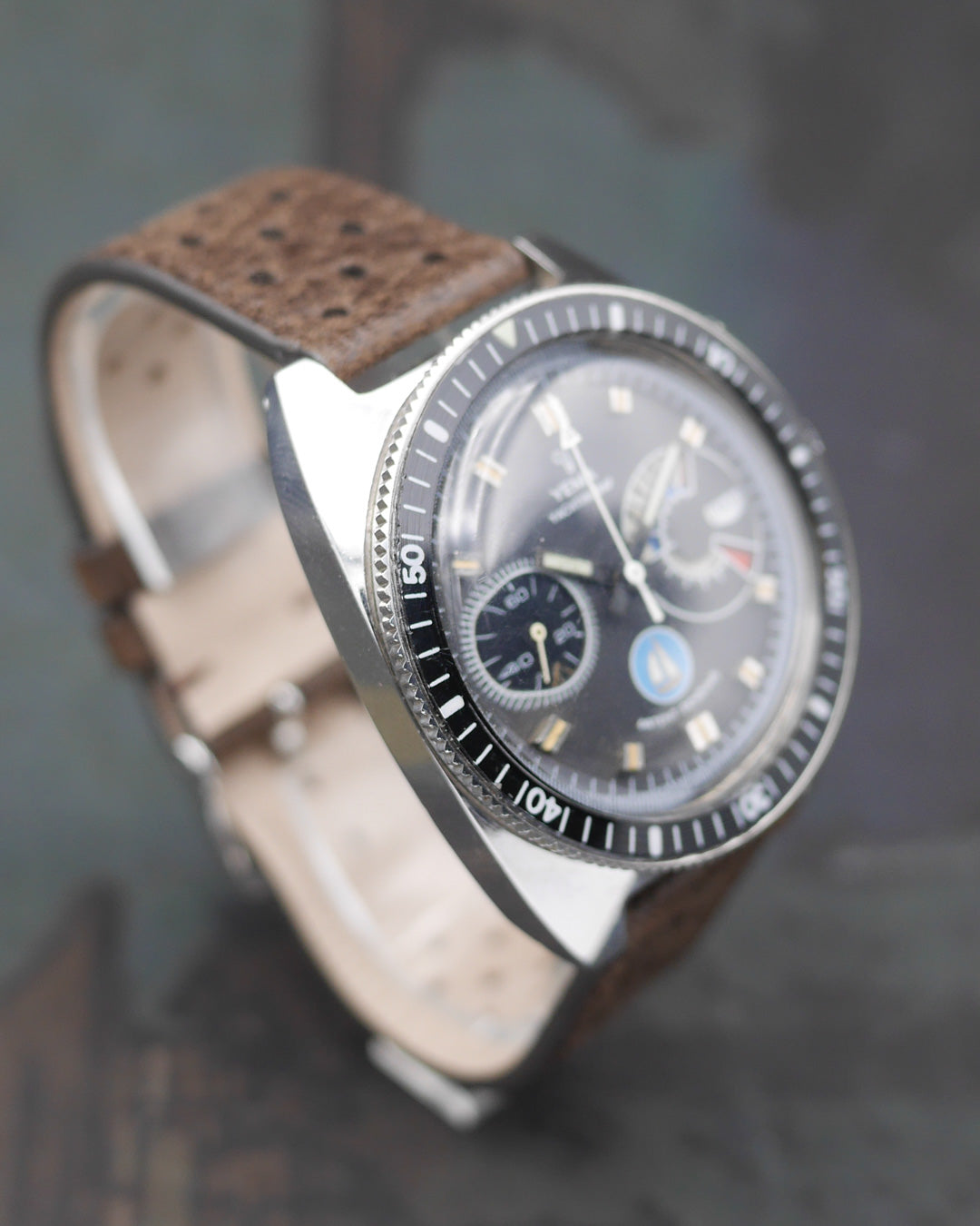 1970s Yema jumbo Yachtingraf Regate “Blue Ship”