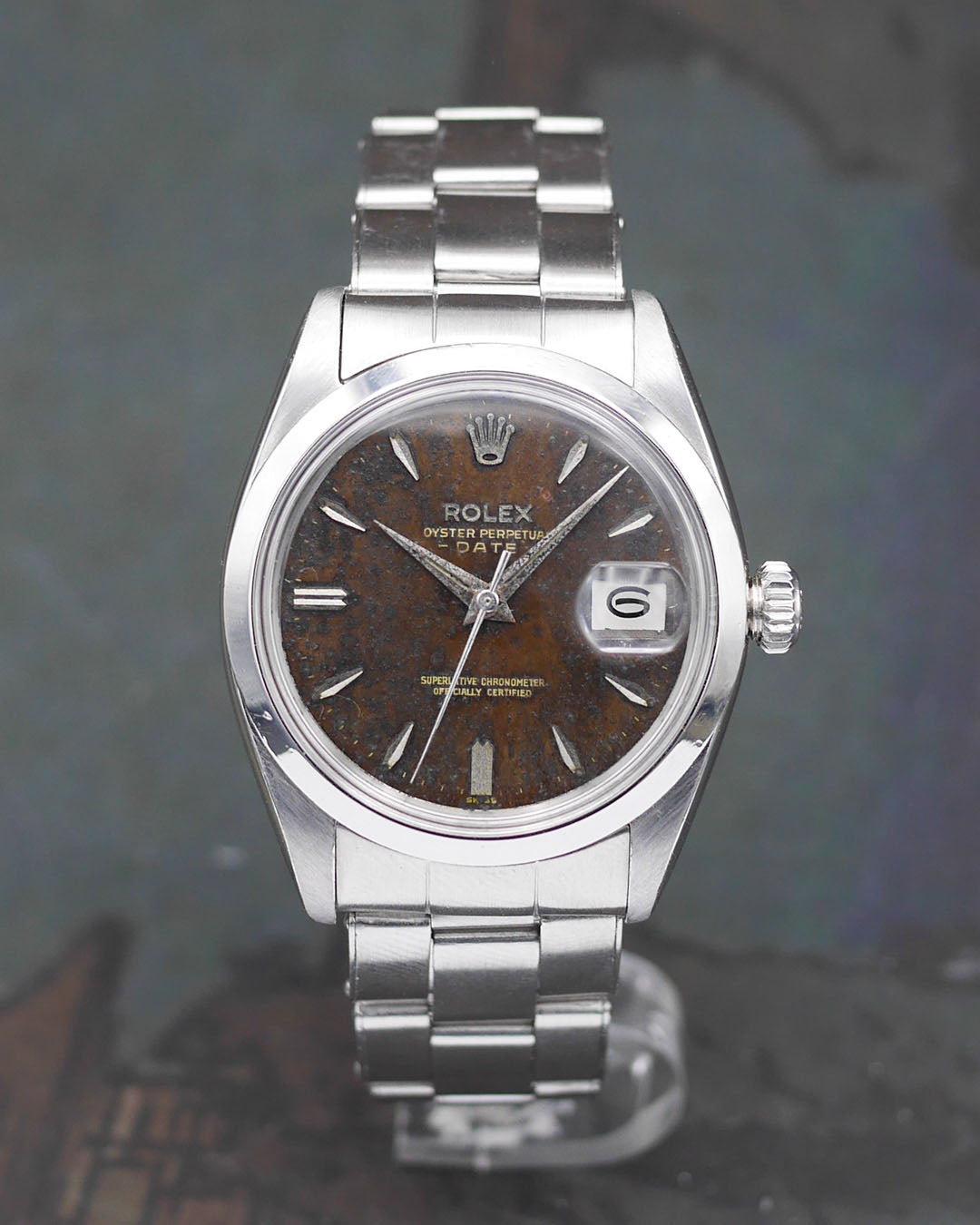 1960 Rolex Oyster Perpetual Date ref. 1500 with tropical dial