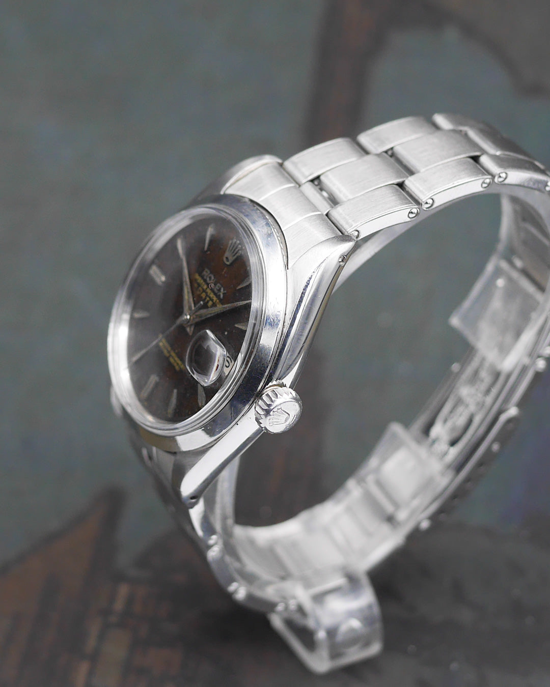 1960 Rolex Oyster Perpetual Date ref. 1500 with tropical dial