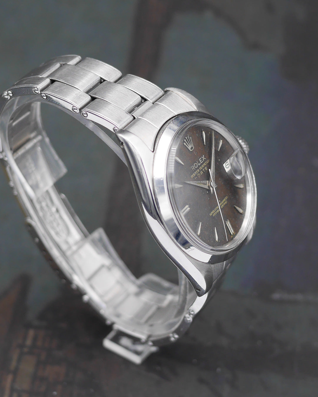 1960 Rolex Oyster Perpetual Date ref. 1500 with tropical dial