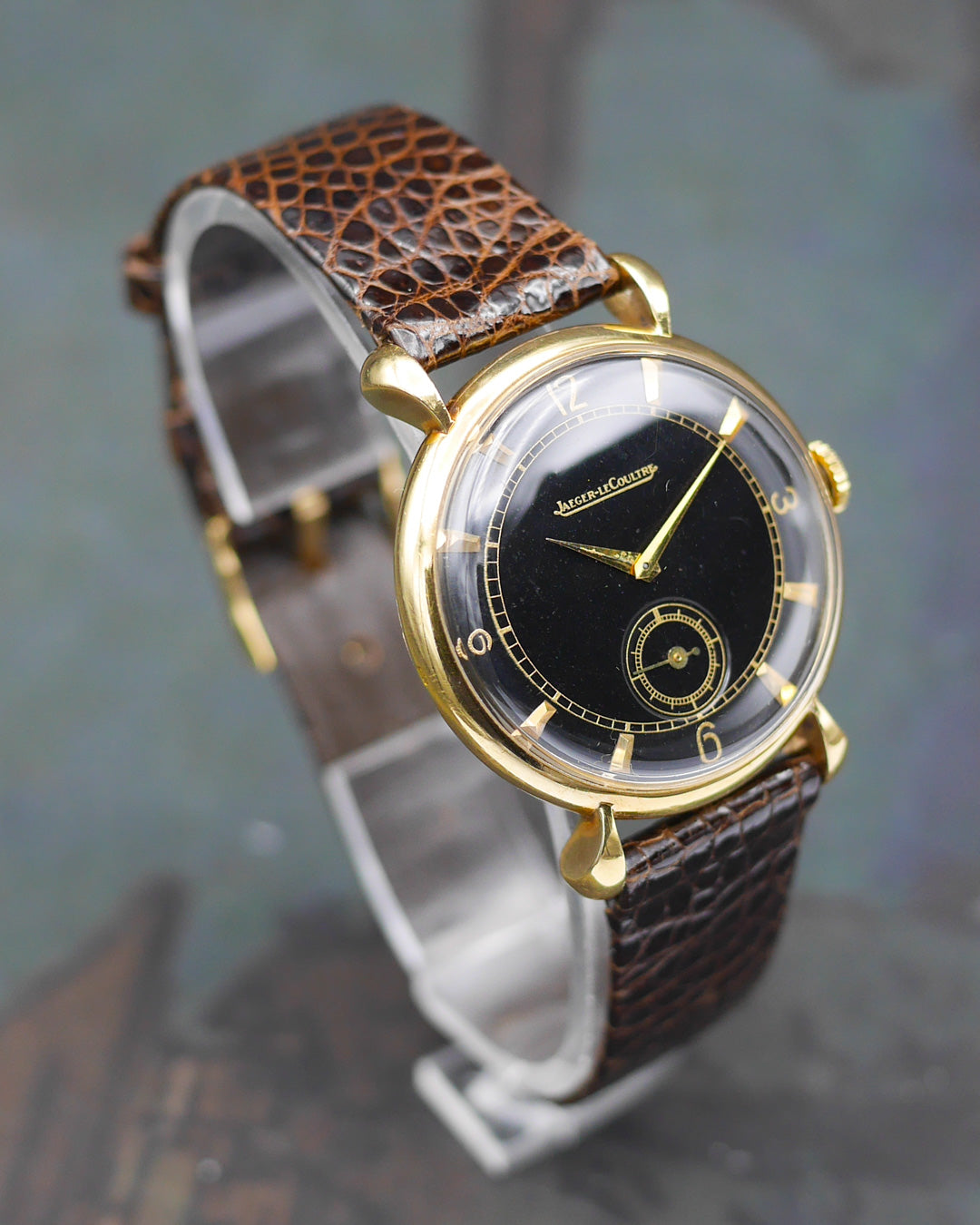 1940s Jaeger-Lecoultre fancy lugs