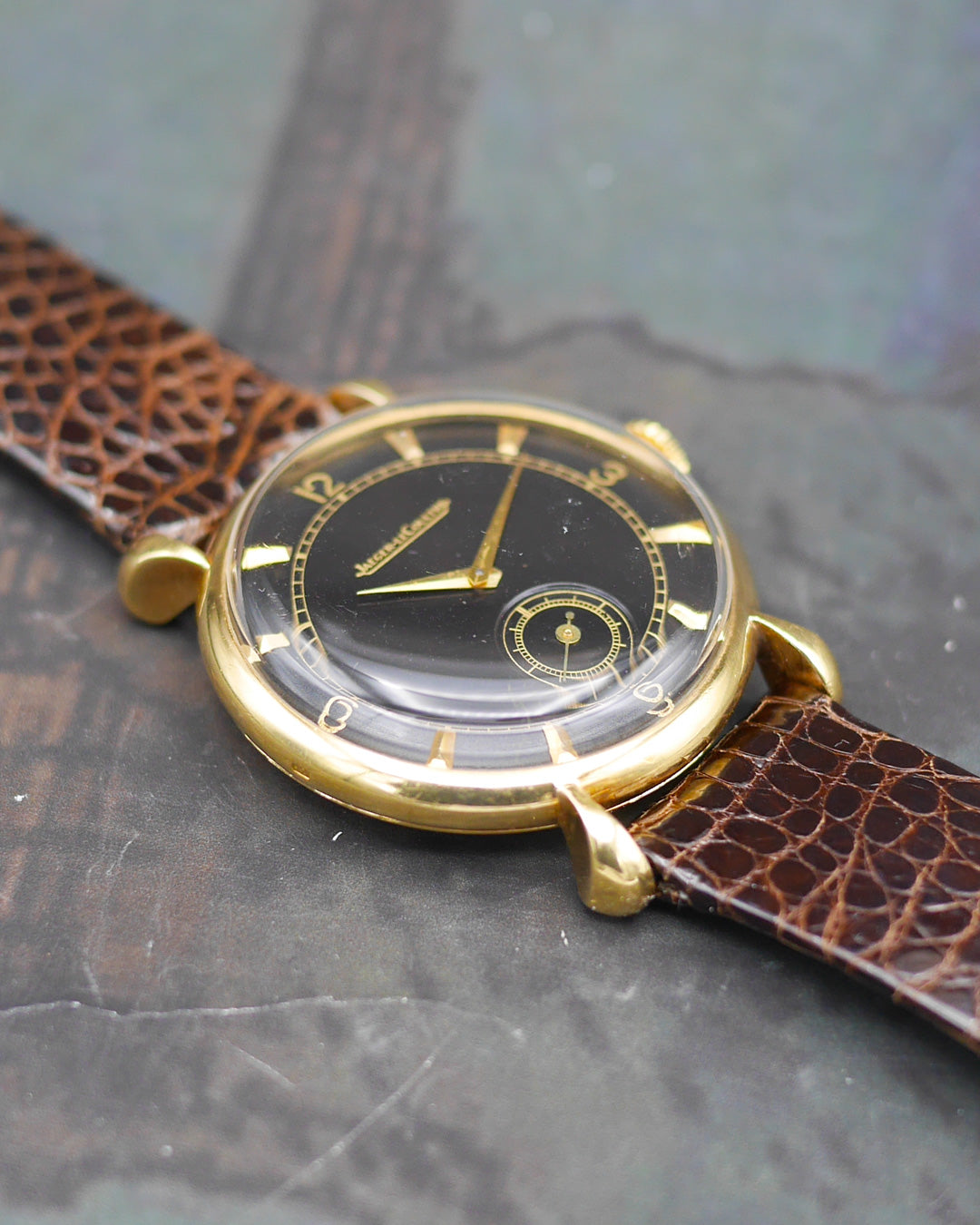 1940s Jaeger-Lecoultre fancy lugs
