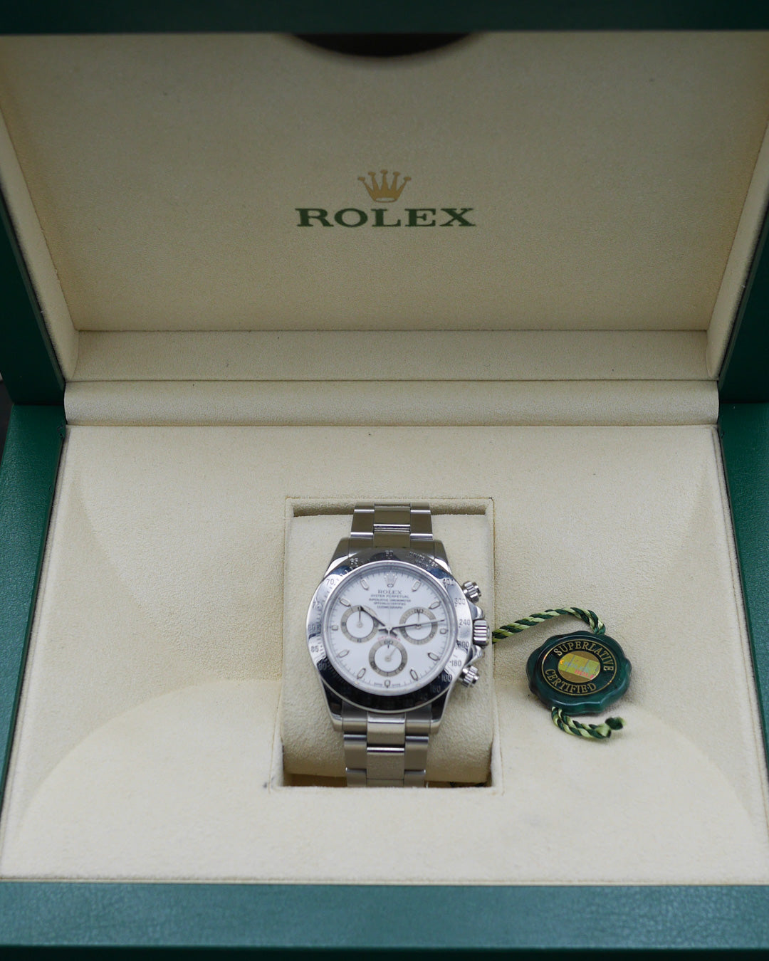 2000 Rolex ref. 116520 Daytona Panna dial
