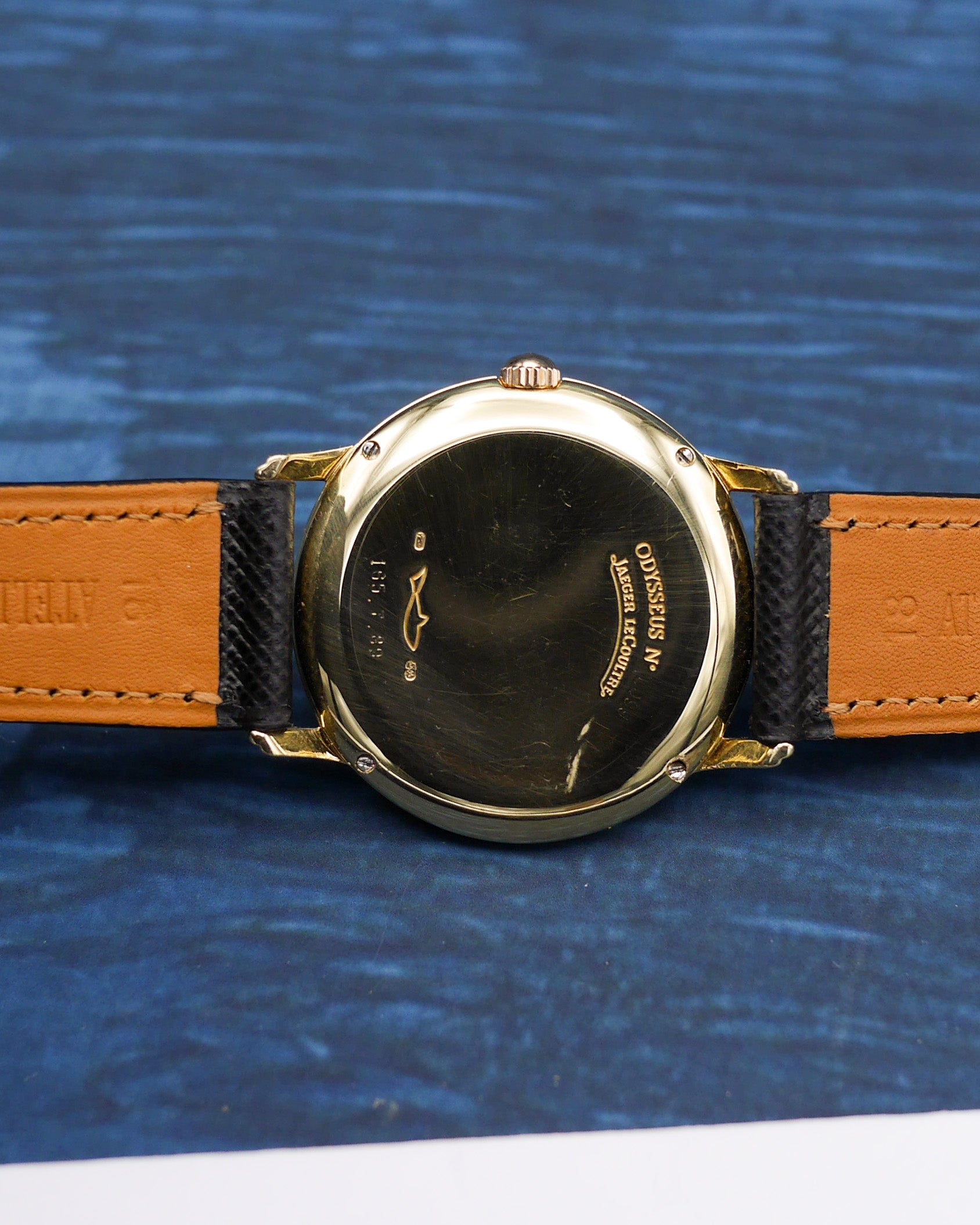 1990s Jaeger-Lecoultre Odysseus Automatic in yellow and pink gold