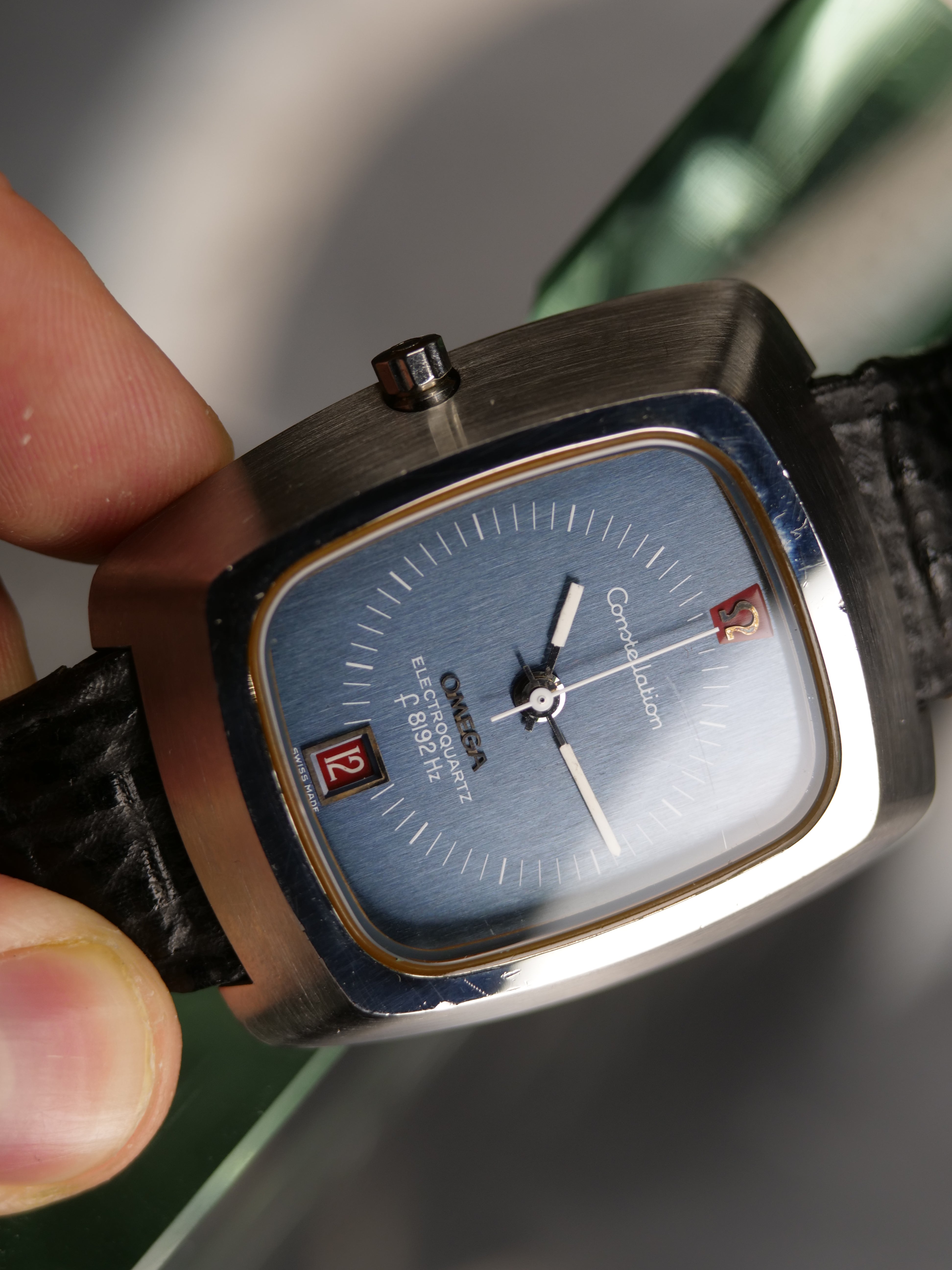1970s Omega Constellation Electroquartz 196.005 "Beta 21" with original strap