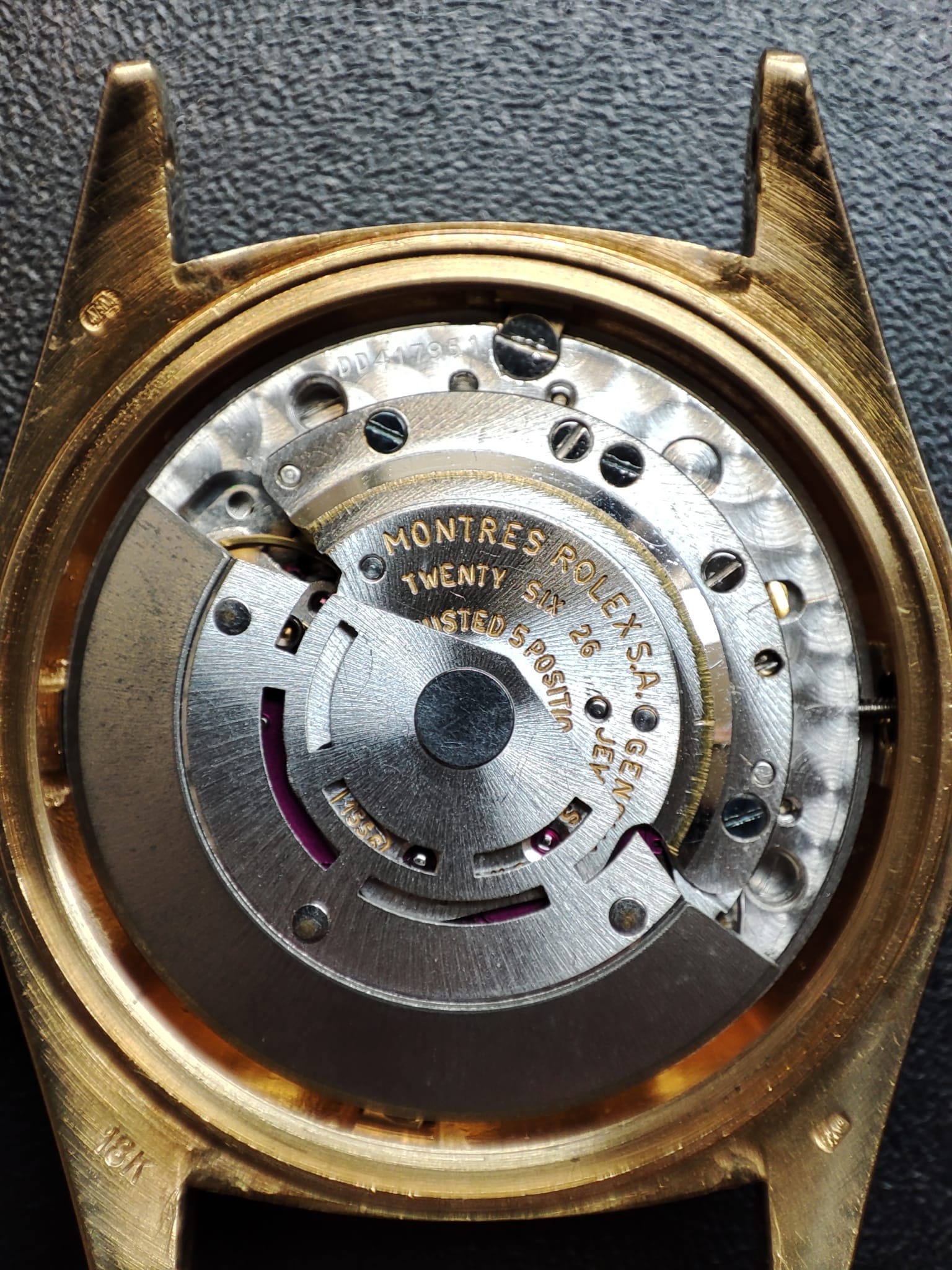 1970 Rolex Day-Date 1803 Yellow Gold doorstop dial
