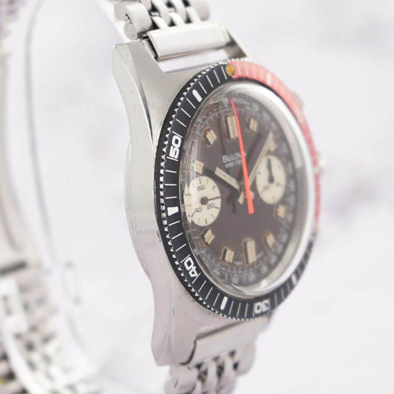 1970s Bulova Deep Sea chronograph with tropical dial - Sabiwatches