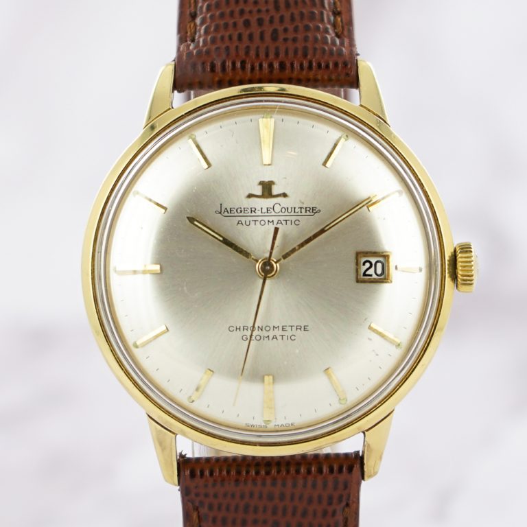 1960s Jaeger-Lecoultre Geomatic ref. E398 in 18kt yellow gold - Sabiwatches