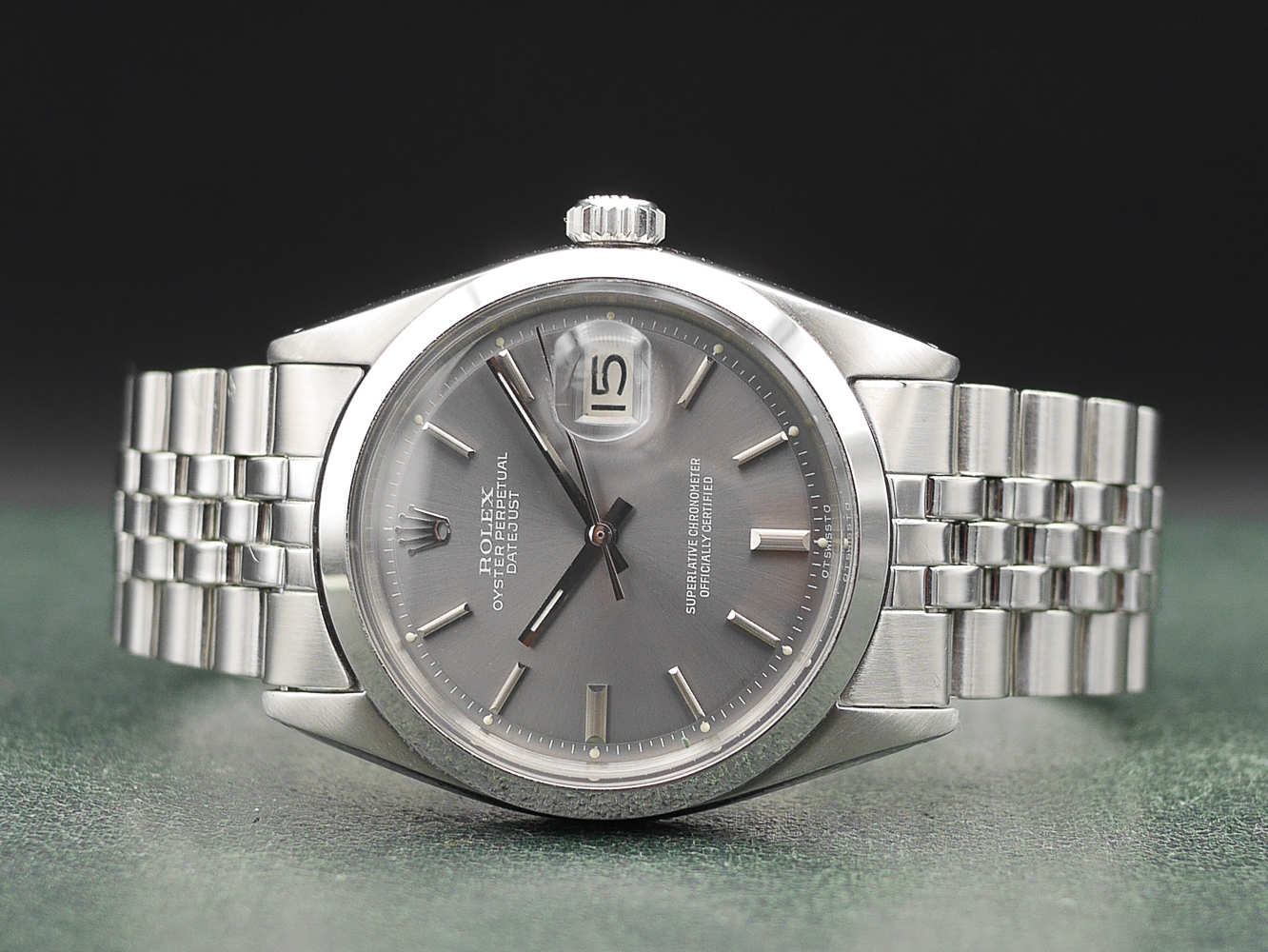 rolex datejust gray dial