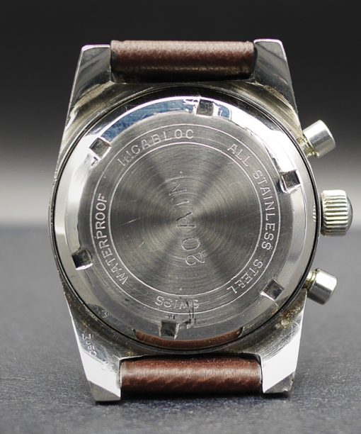 1960s Difor Regate chronograph with tropical dial - Sabiwatches