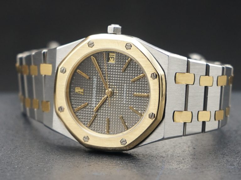 1980s Audemars Piguet Royal Oak 4100 in steel and pink gold - Sabiwatches