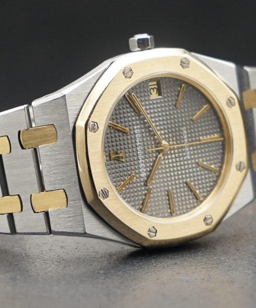 1980s Audemars Piguet Royal Oak 4100 in steel and pink gold - Sabiwatches