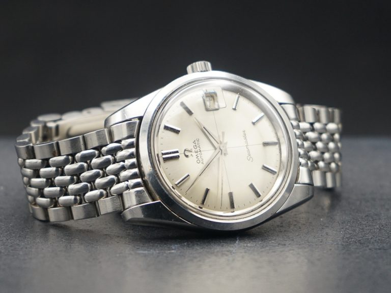 1960s Omega Seamaster 166.010 cross-hair dial - Sabiwatches