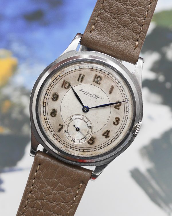 1940s IWC Hermet dual tone dial - Sabiwatches