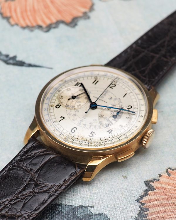 1940 Longines oversized 13zn chronograph ref. 3756 - Sabiwatches