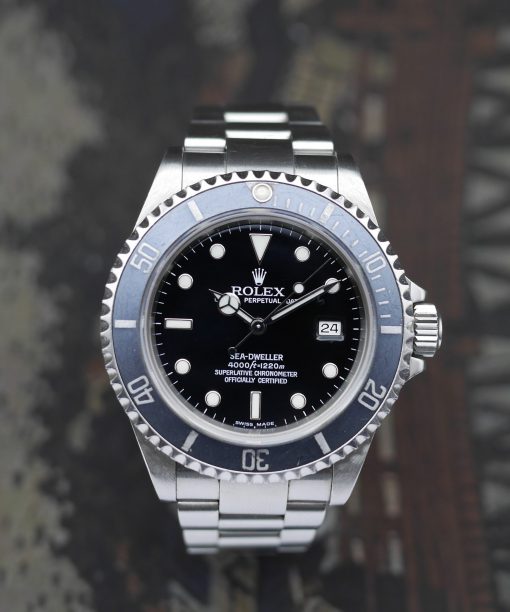 2004 Rolex Sea-Dweller ref. 16600 patinated bezel - with its Box