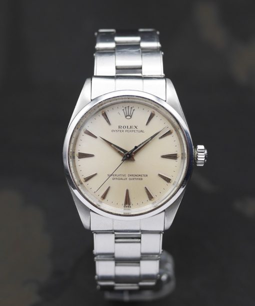 1958 Rolex Oyster Perpetual ref. 1002 with expandable 6635 bracelet