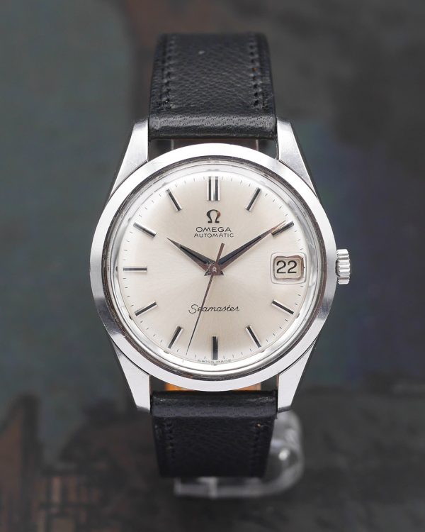 1960s Omega Seamaster 166.010 dial with onyx markers