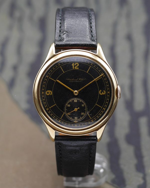 1938 IWC "Hermet" sector & gilt dial with its certificat of authenticity