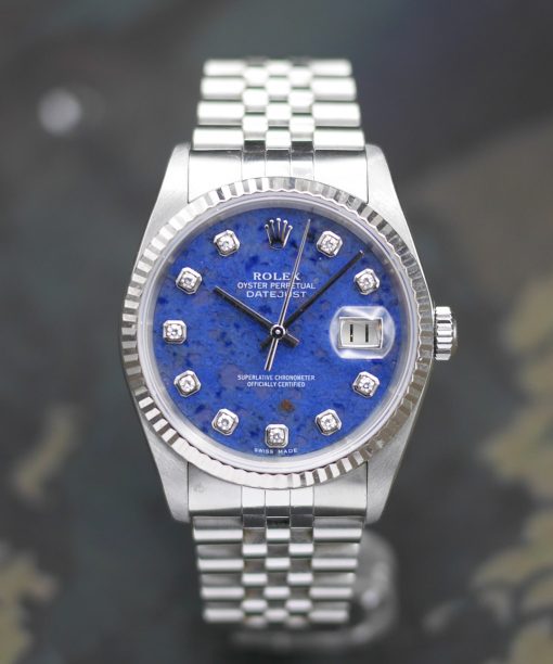 Rolex Oyster Perpetual Datejust ref. 16234 with sodalite dial