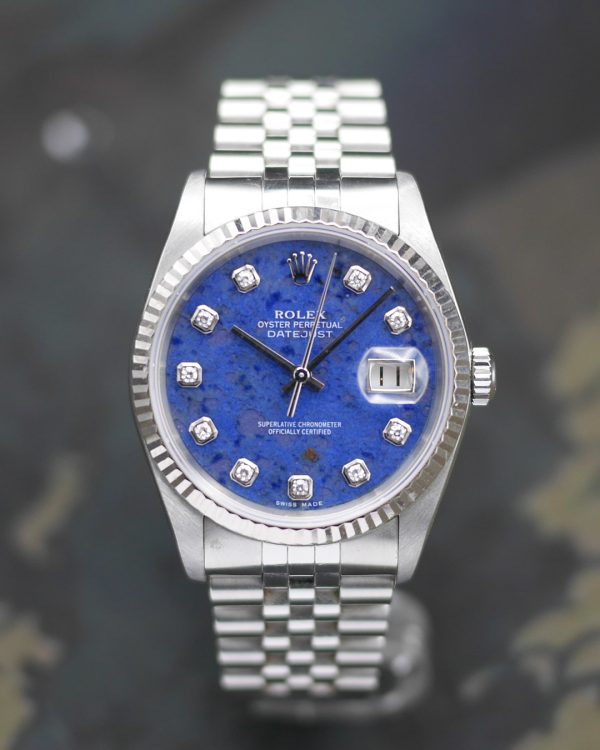 Rolex Oyster Perpetual Datejust ref. 16234 with sodalite dial