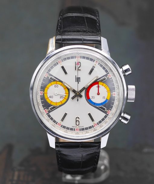1970s Lip oversized chronograph "Rainbow" dial